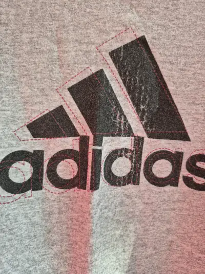 Polera Adidas gris manga larga - miniatura 3