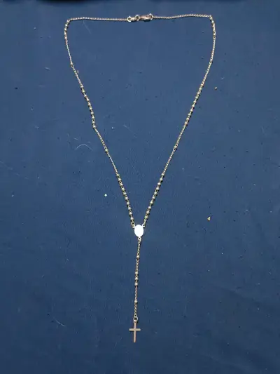 Rosario de plata 925 - miniatura 1