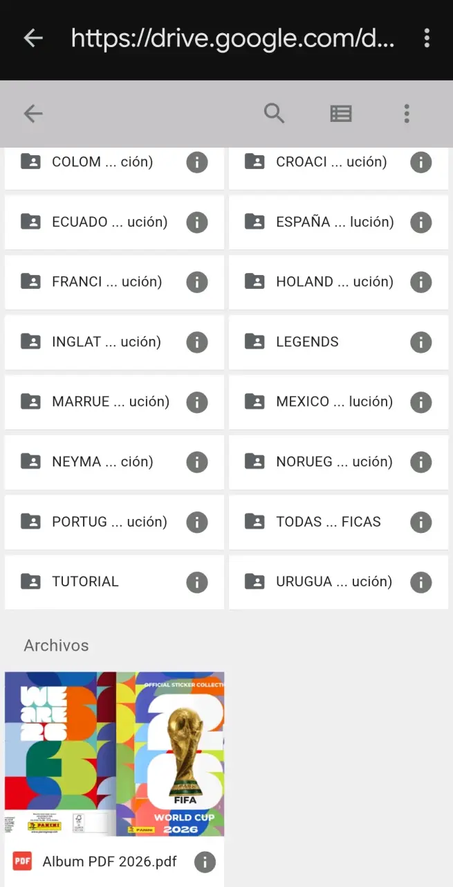 Documento digital de láminas Panini Mundial - 6