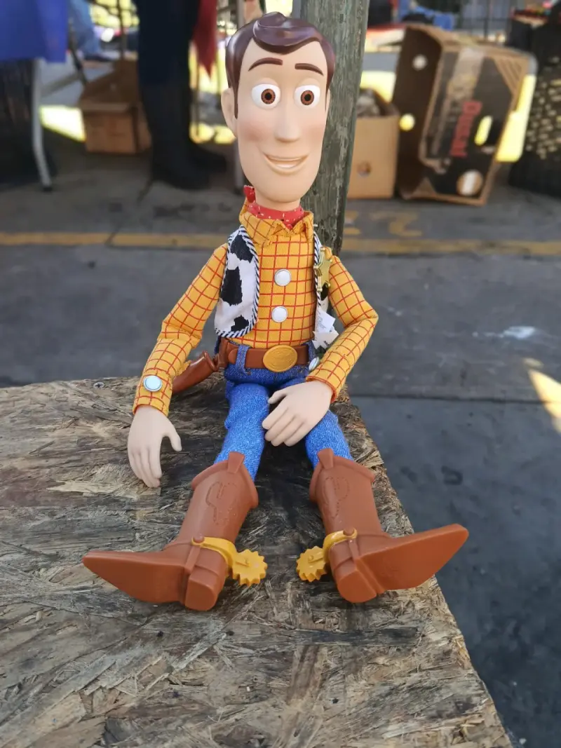 Muñeco vaquero articulado de colección
