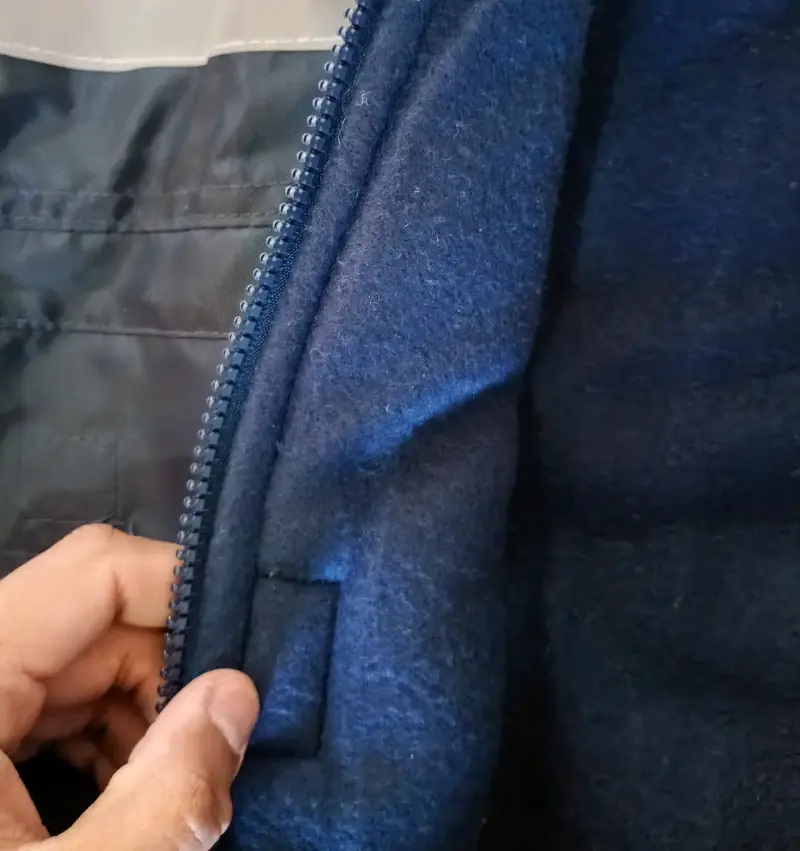 Parka Laboral Azul Marino con Interior Polar - 3
