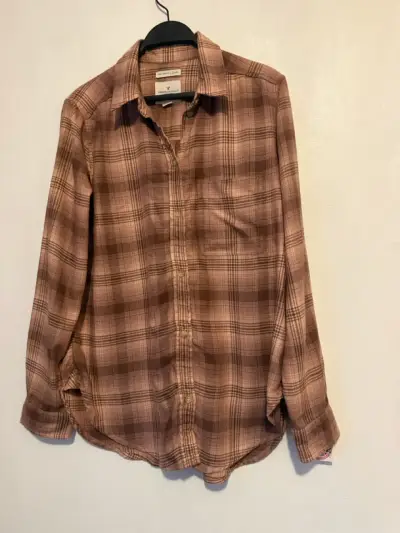 Camisa a cuadros marrón American Eagle - miniatura 1