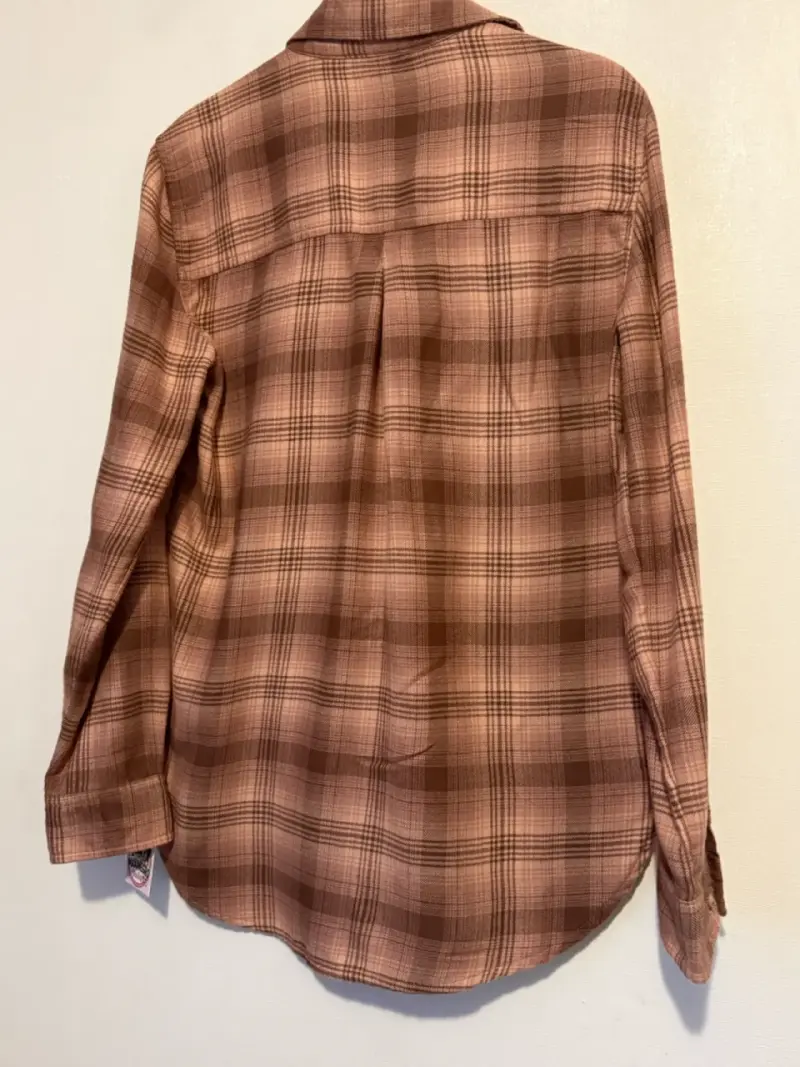 Camisa a cuadros marrón American Eagle - 2