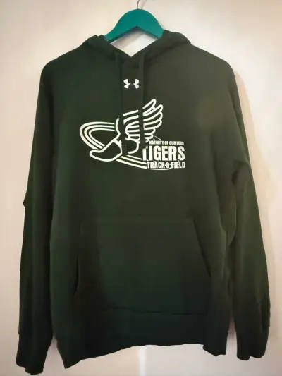 Polerón verde Under Armour con capucha - miniatura 1