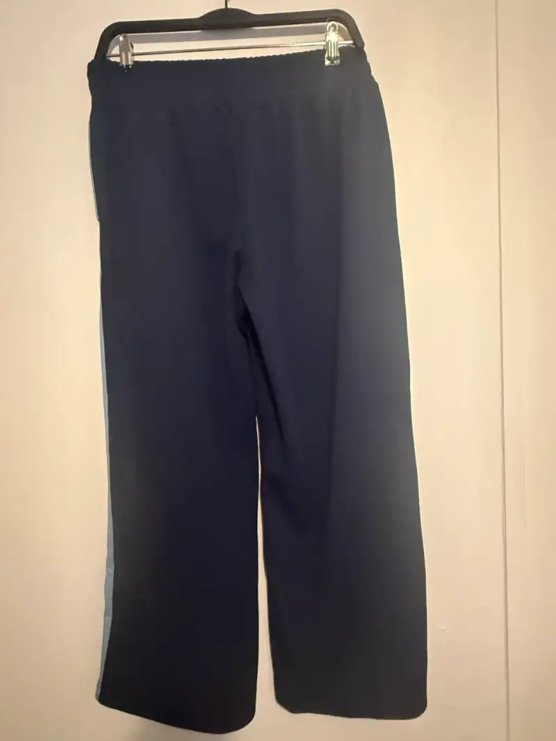 Pantalones deportivos azul marino con franjas - 2