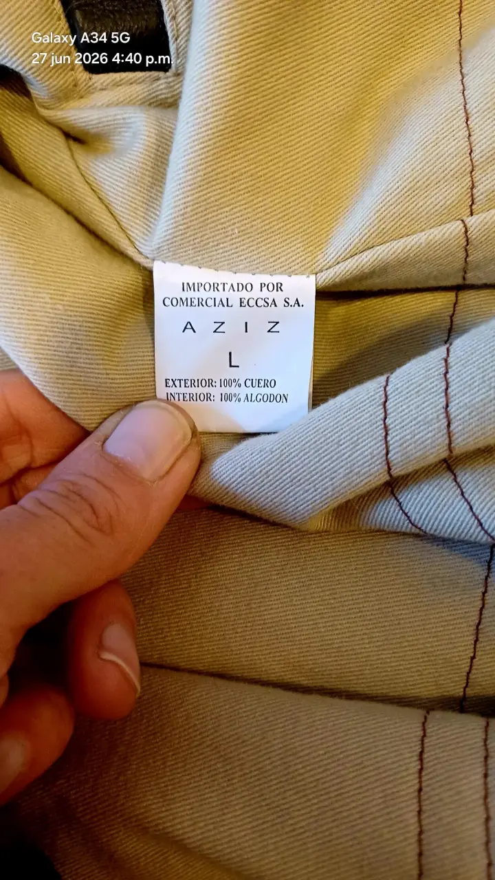 Chaqueta de mujer  Aziz 100% cuero verde oscuro - 5
