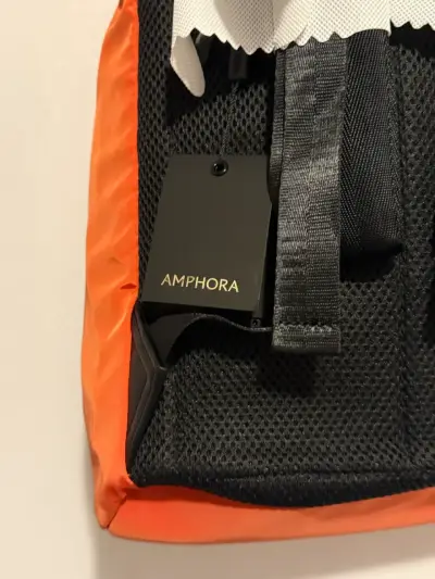Mochila Amphora naranja con bolsillos - miniatura 4
