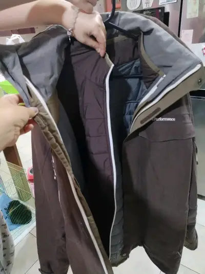 Chaqueta Peak Performance impermeable marrón - miniatura 2