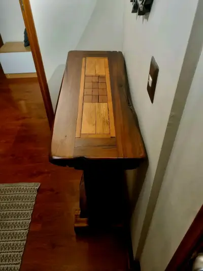 Arrimo rústico de madera maciza - miniatura 4