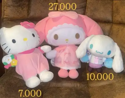 Peluche My Melody Sanrio rosa - miniatura 1