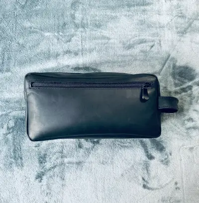 Neceser 100% cuero nuevo sin uso - miniatura 5