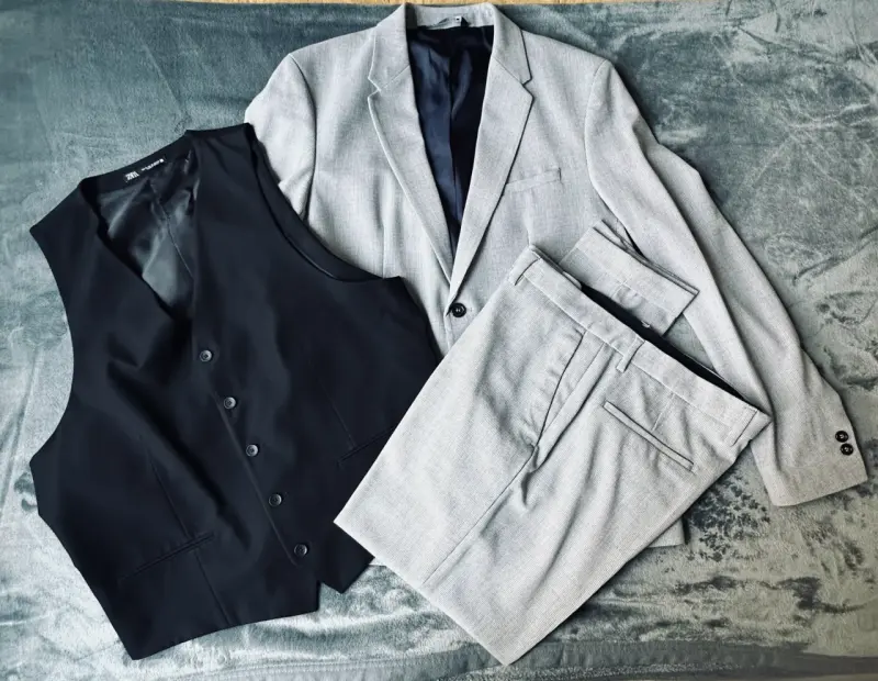 Terno gris Zara nuevo - 5
