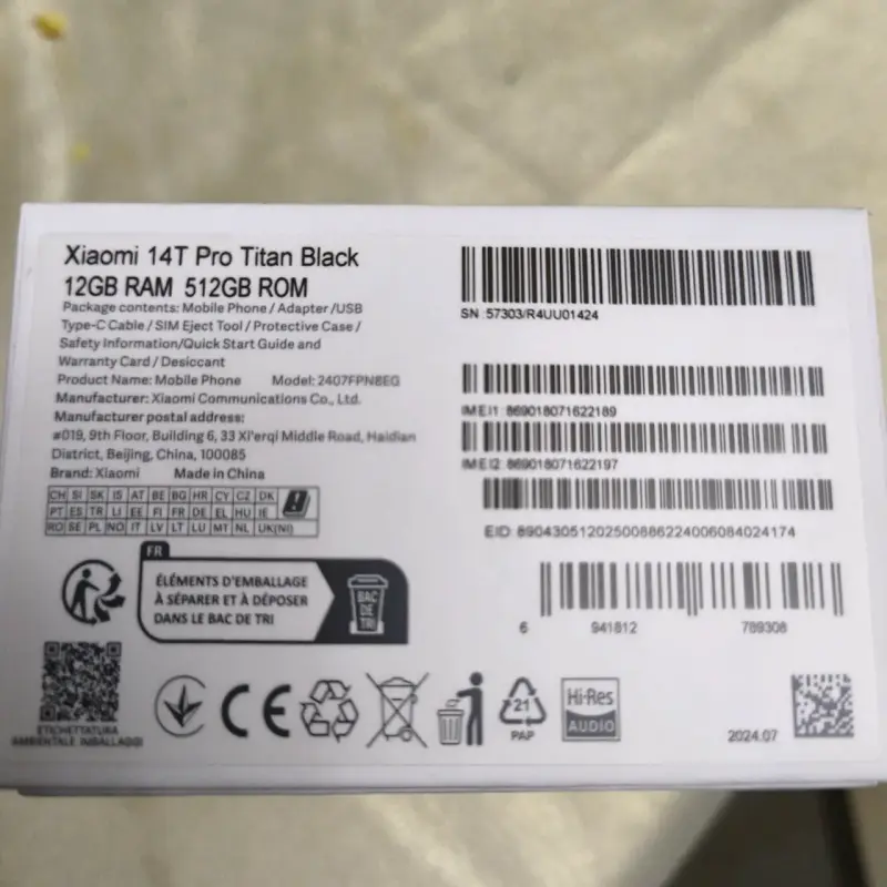 Smartphone Xiaomi 14 T pro - 5