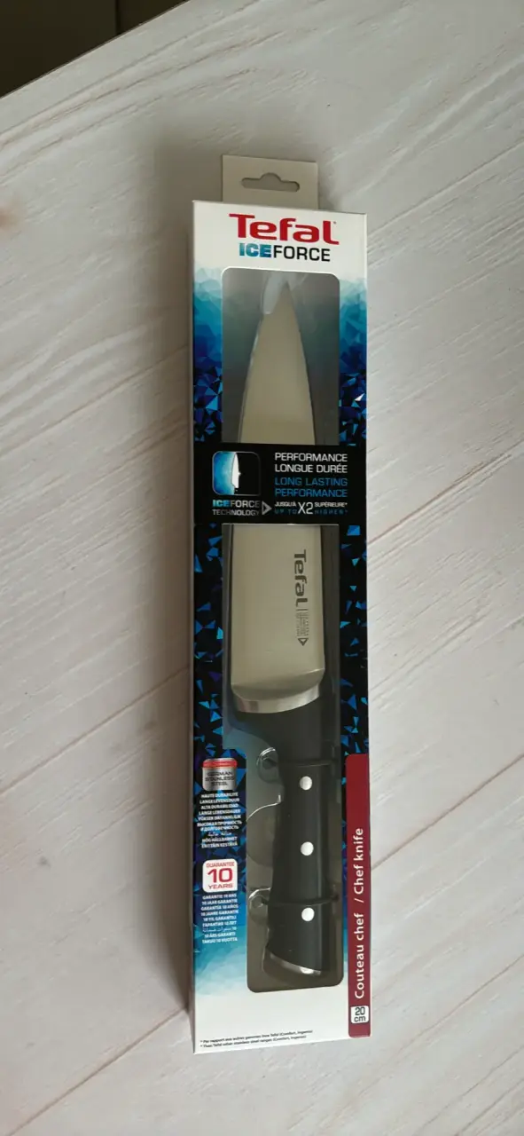 Cuchillo Chef Tefal Ice Force 20cm - 2