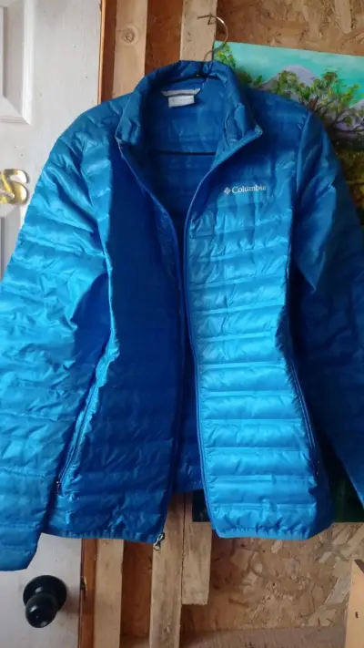 Chaqueta Columbia azul para invierno - miniatura 1