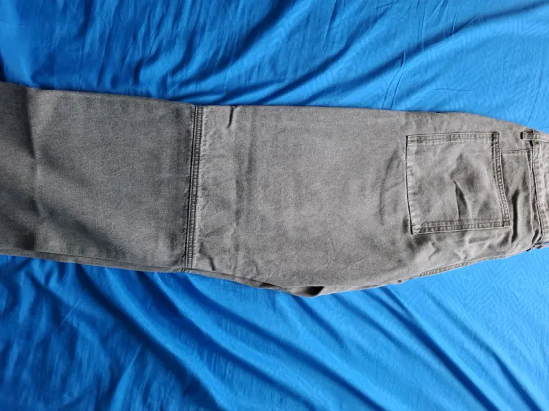 Pantalone de mezclilla verde para hombre - 4