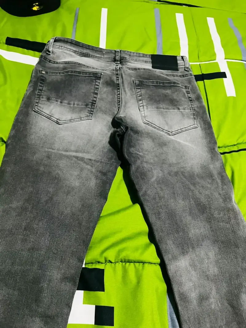 Jeans skinny gris Americano para hombre - 2