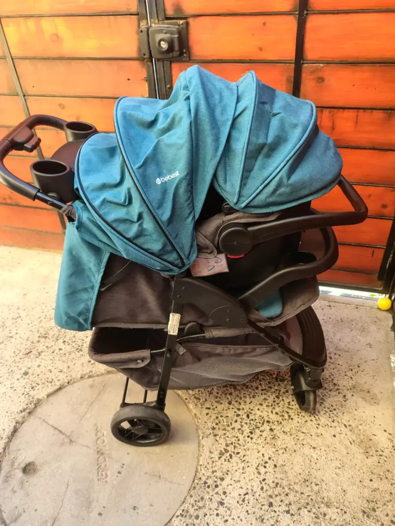 Coche de bebé marca Bebesit +silla huevito - 4