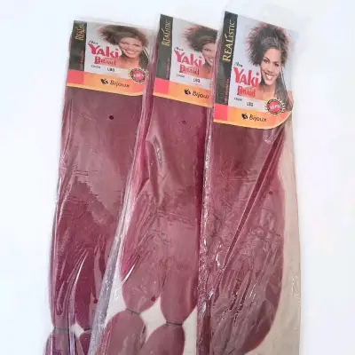 Kanekalon Yaki Braid color vino - miniatura 4