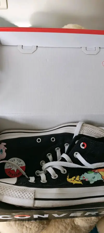 Zapatillas Converse Pokémon negras - miniatura 1