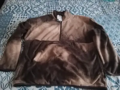 Chaqueta polar marrón Hites talla M - miniatura 2