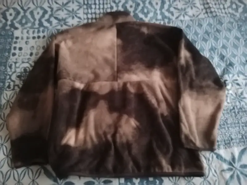 Chaqueta polar marrón Hites talla M - 3