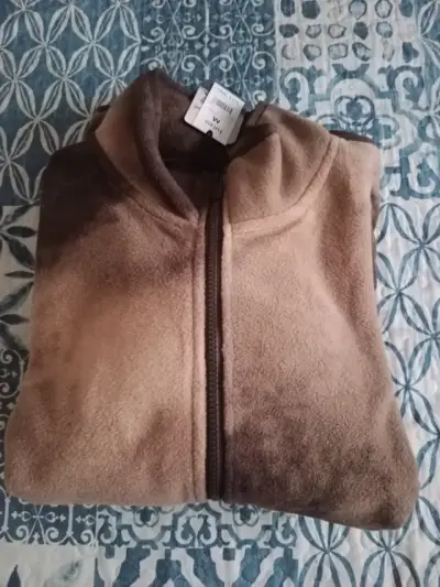 Chaqueta polar marrón Hites talla M - miniatura 4
