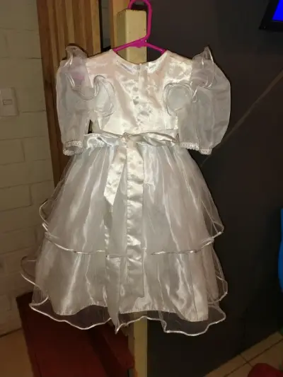 Vestido para bautizo o matrimonio talla 2 - miniatura 2