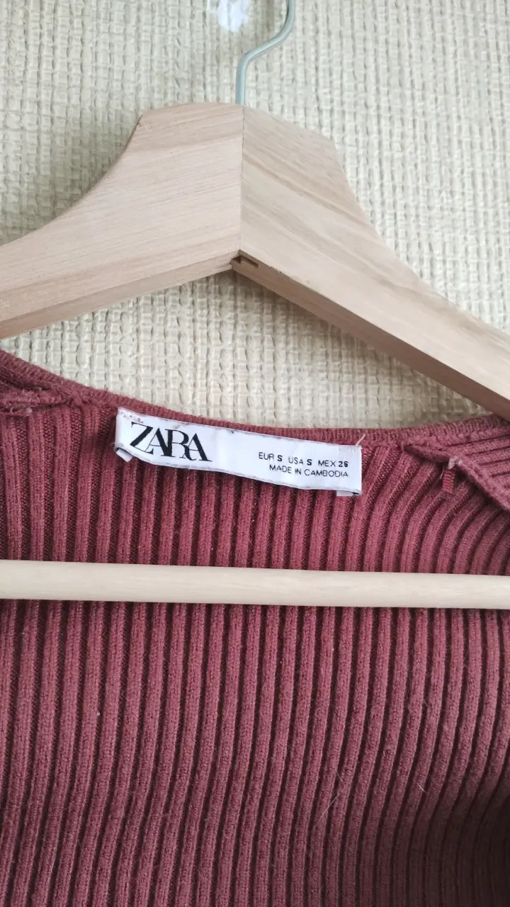 Top  de punto Zara - 4