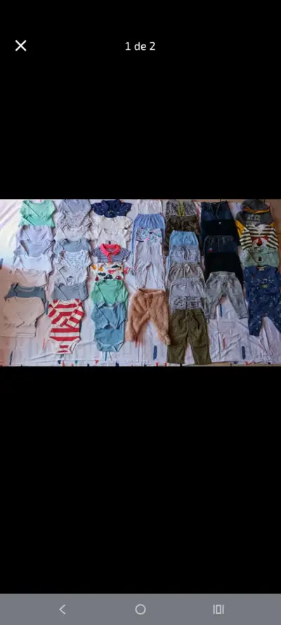 Lote de ropa para bebé de 3 a 6 meses - miniatura 1