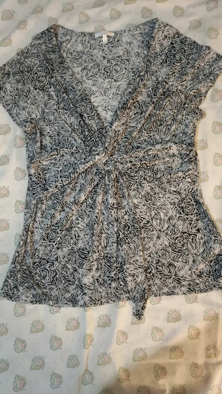 Blusa estampada floral de mujer - 1
