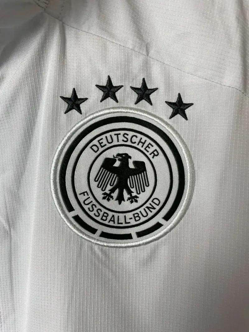 Chaqueta Adidas Alemania 3XL Gris Claro 2020 - 4