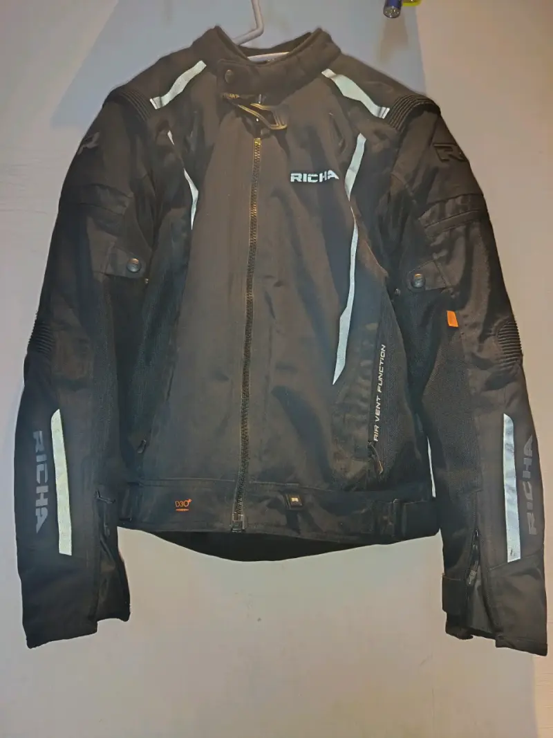 Chaqueta de moto Richa negra - 3