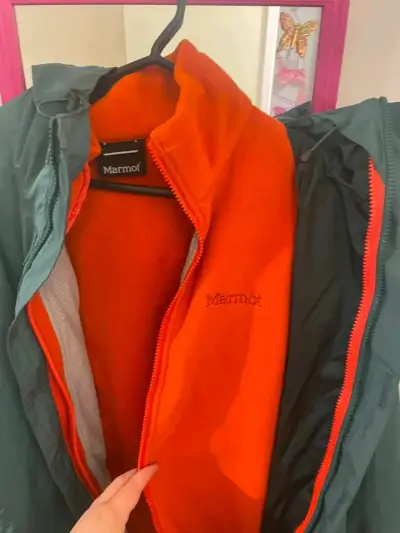 Chaqueta impermeable Marmot verde - miniatura 2