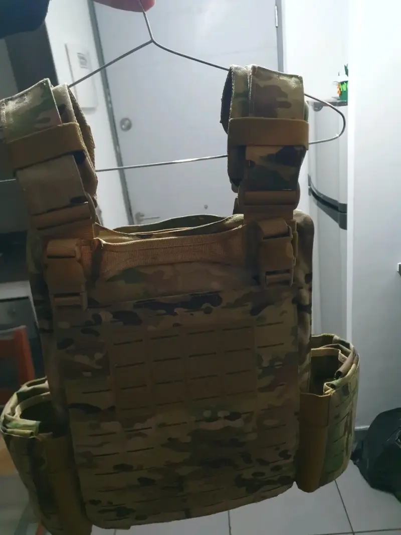 Chaleco táctico camuflado con bolsillos - 2
