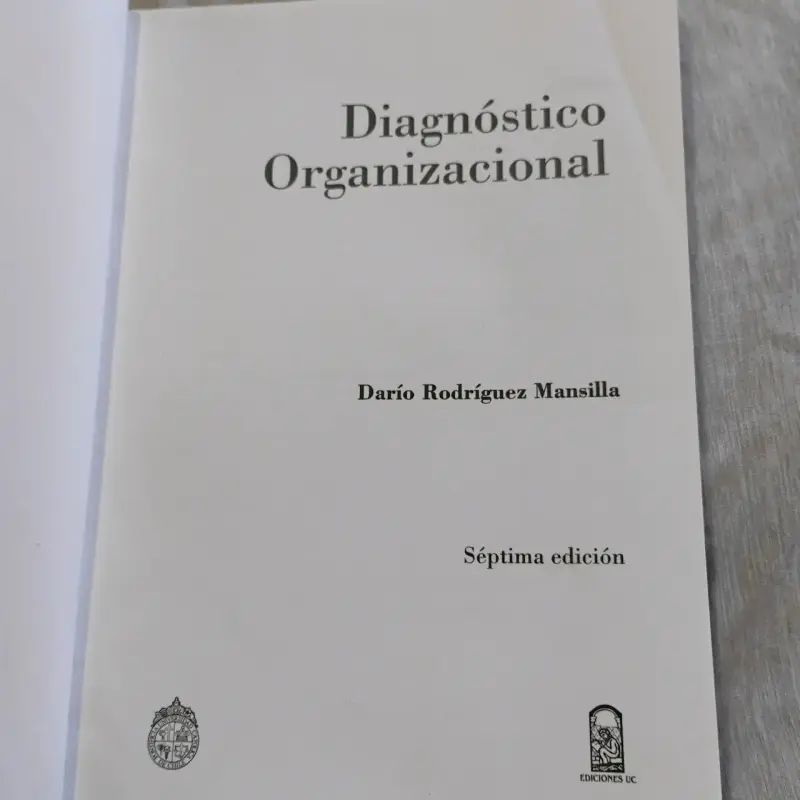 Libro Diagnóstico Organizacional, Darío Rodríguez - 5