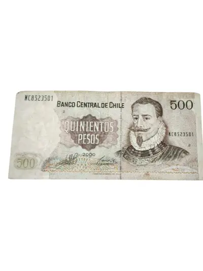 ✨Billete antiguo de 500 pesos chilenos✨ - miniatura 1