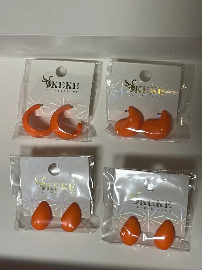 aros naranjas SKeke accesorios