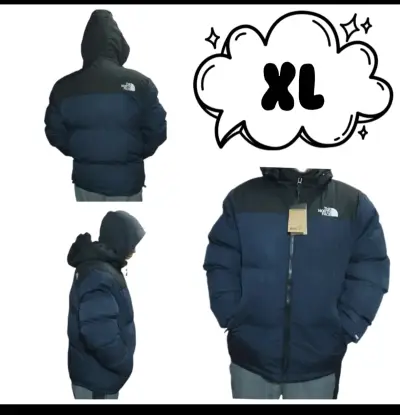Chaqueta The North Face azul con capucha - miniatura 3