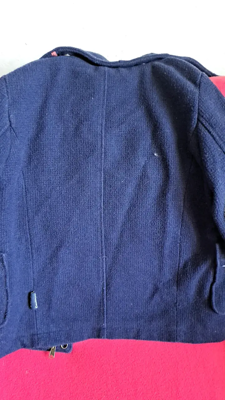 Abrigo infantil azul OshKosh con capucha - 6
