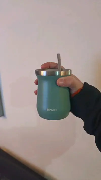 Termo verde con asa Brando - miniatura 2