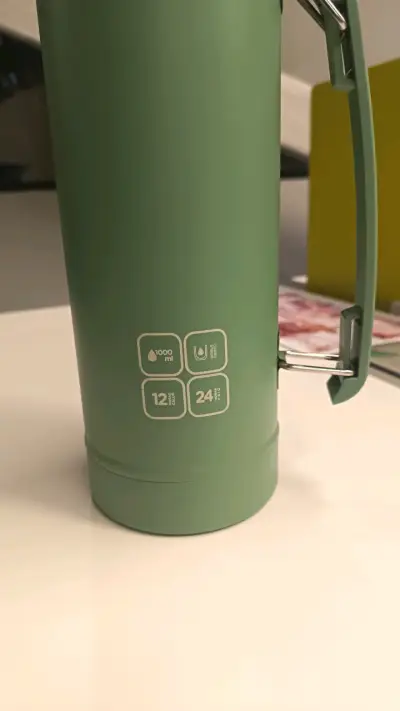 Termo verde con asa Brando - miniatura 3