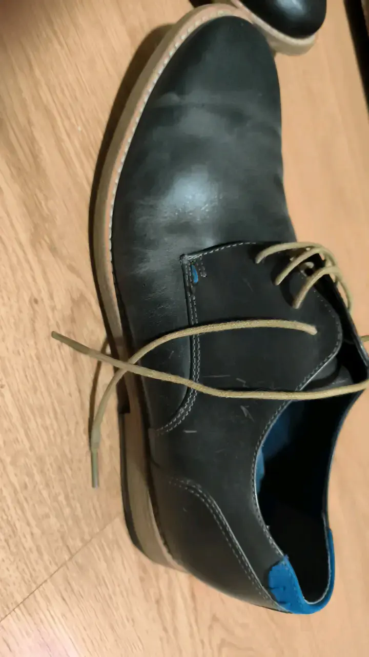 Zapatos de cuero negro marca PULSO guante - 4