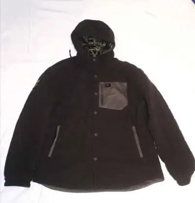 Chaqueta con capucha y forro estampado - miniatura 2