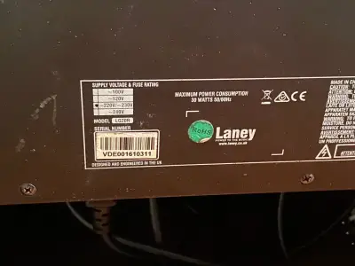 Amplificador Laney LG20R para guitarra eléctrica - miniatura 2