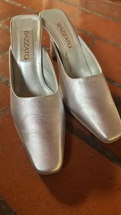 Zapatos de tacón Bazzato lila platinado - miniatura 1