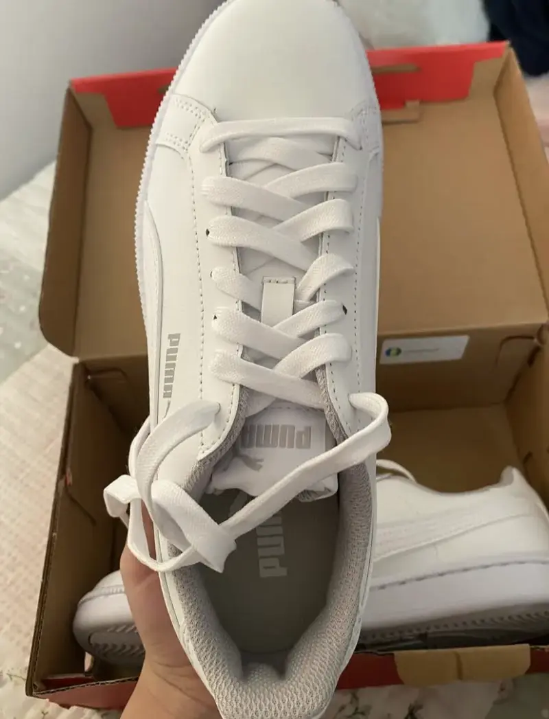 Zapatillas blancas Puma clásicas - 2