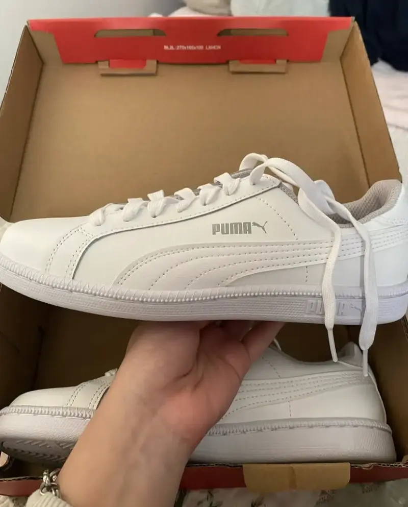 Zapatillas blancas Puma clásicas - 3