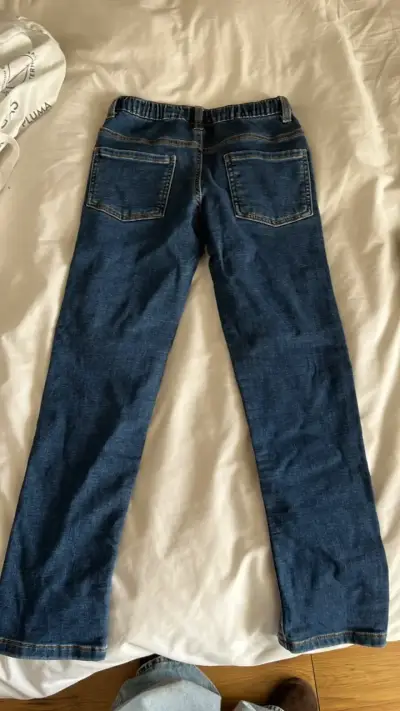 Jeans azul oscuro para niño - miniatura 2