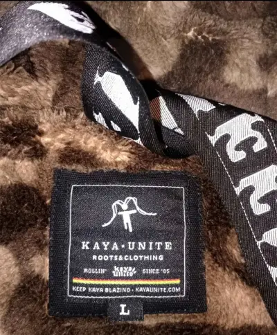Parka negra con capucha chiporro Interior - miniatura 4